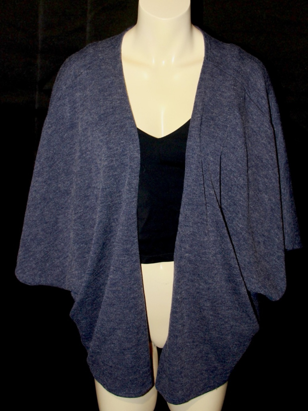 Open-Front Knit Cardigan